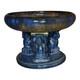 Fulper 1909-17 Vintage Arts And Crafts Pottery Flambe Effigy Bowl 438