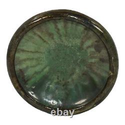 Fulper 1910-16 Vintage Arts And Crafts Pottery Green Glaze Ceramic Bowl 027