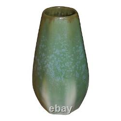 Fulper 1917-34 Arts And Crafts Pottery Green Crystalline Ceramic Vase 509