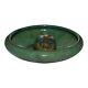 Fulper 1917-34 Arts And Crafts Pottery Green Flambe Bowl Scarab Flower Frog