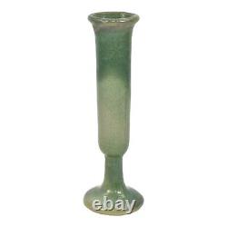 Fulper 1917-34 Arts And Crafts Pottery Green Pedestal Twig Cup Bud Vase 670