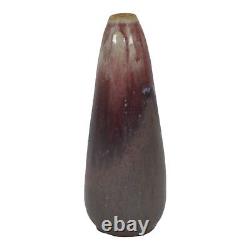 Fulper 1917-34 Vintage Arts And Crafts Pottery Red Purple Ceramic Bud Vase 016