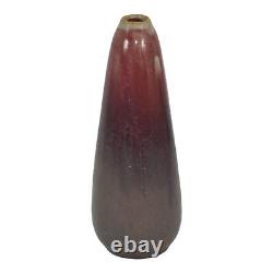 Fulper 1917-34 Vintage Arts And Crafts Pottery Red Purple Ceramic Bud Vase 016