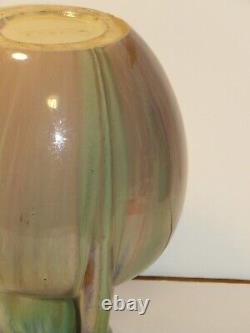 Fulper 2 Handled Arts and Crafts Drip Glaze Vase