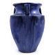 Fulper Arts & Crafts 530 Handled Bullet Vase Blue & Green Flowing Glaze