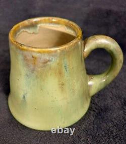 Fulper Arts & Crafts Era Pottery Pot Mug 3.25x4 1910-1916