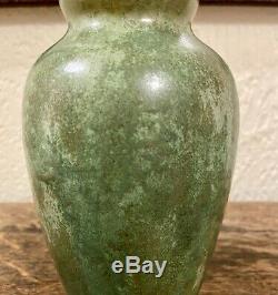 Fulper Crystalline Cucumber Green Glaze 6 Vase Arts & Crafts