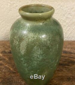 Fulper Crystalline Cucumber Green Glaze 6 Vase Arts & Crafts