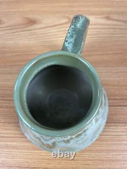 Fulper Pottery Arts & Crafts Green Crystalline Glaze Cider Mug