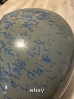 Fulper Pottery Blue Flambe Crystalline Buttress Vase Arts & Crafts Mission Style