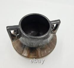 Fulper Pottery Two Handled Flambe Glaze Pottery 452 AWESOME GLAZE ART & CRAFTS