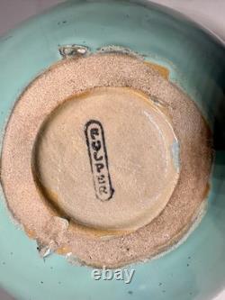 Fulper Pottery Vase Jade Glaze Crystalline 2 Handle Vase Arts & Crafts Mission