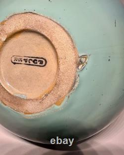 Fulper Pottery Vase Jade Glaze Crystalline 2 Handle Vase Arts & Crafts Mission