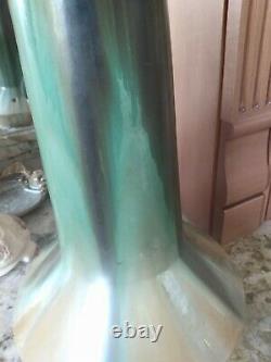 Fulper Vasecraft American Arts & Crafts Gun Metal Drip Gloss 21 Lamp Base/Vase