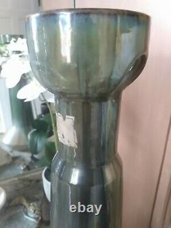 Fulper Vasecraft American Arts & Crafts Gun Metal Drip Gloss 21 Lamp Base/Vase
