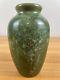 Fulper Vintage Art Pottery Crystalline Green To Matte Green Ceramic Vase 839