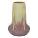 Fulper C1917 Arts And Crafts Pottery Matte Ivory To Wisteria Buttressed Vase 47