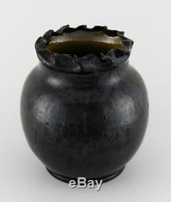 George Ohr Vase c. 1897 Rare Biloxi Arts & Crafts Pottery Guaranteed Authentic