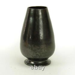 George Ohr pottery gun-metal totemic cone shaped vase Biloxi arts & crafts