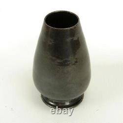George Ohr pottery gun-metal totemic cone shaped vase Biloxi arts & crafts