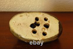 Gorgeous Antique Brush-McCoy Arts & Crafts Duck Flower Frog Majolica Ware #062