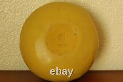 Gorgeous Antique Rookwood Arts Crafts Cabinet Bowl XV 1915 #974C Yellow Ochre