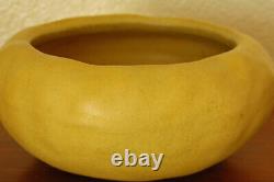 Gorgeous Antique Rookwood Arts Crafts Cabinet Bowl XV 1915 #974C Yellow Ochre