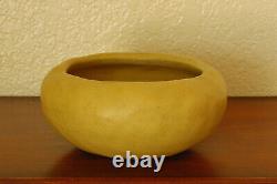 Gorgeous Antique Rookwood Arts Crafts Cabinet Bowl XV 1915 #974C Yellow Ochre