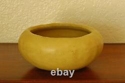 Gorgeous Antique Rookwood Arts Crafts Cabinet Bowl XV 1915 #974C Yellow Ochre