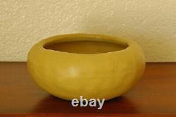 Gorgeous Antique Rookwood Arts Crafts Cabinet Bowl XV 1915 #974C Yellow Ochre