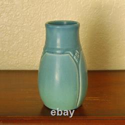 Gorgeous Antique Rookwood Arts & Crafts Cabinet Vase XX 1920 #1825 Matte Blue