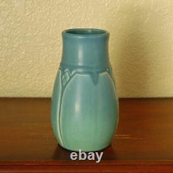 Gorgeous Antique Rookwood Arts & Crafts Cabinet Vase XX 1920 #1825 Matte Blue