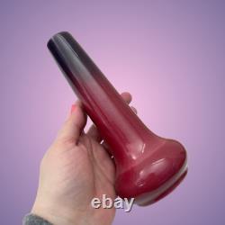Gorgeous Art Nouveau Arts & Crafts Cliftwood ombré pottery vase purple berry