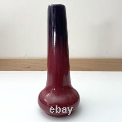 Gorgeous Art Nouveau Arts & Crafts Cliftwood ombré pottery vase purple berry