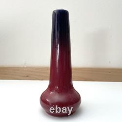 Gorgeous Art Nouveau Arts & Crafts Cliftwood ombré pottery vase purple berry