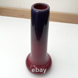 Gorgeous Art Nouveau Arts & Crafts Cliftwood ombré pottery vase purple berry