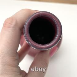Gorgeous Art Nouveau Arts & Crafts Cliftwood ombré pottery vase purple berry