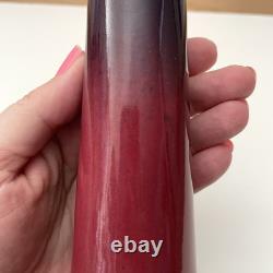 Gorgeous Art Nouveau Arts & Crafts Cliftwood ombré pottery vase purple berry