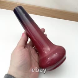 Gorgeous Art Nouveau Arts & Crafts Cliftwood ombré pottery vase purple berry