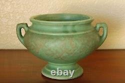 Gorgeous Early Brush-McCoy Arts & Crafts 2-Handled Empress Vase #699 Art Vellum