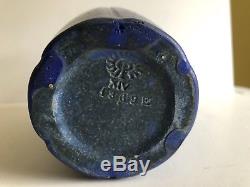 Gorgeous Rookwood Pottery 1914 Production Vase Arts & Crafts Matte Blue Glaze