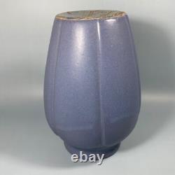 Gorgeous Vintage Zanesville Stoneware Vase#795 Blueish-Lilac-Silver Matte Glaze