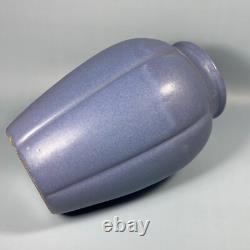 Gorgeous Vintage Zanesville Stoneware Vase#795 Blueish-Lilac-Silver Matte Glaze