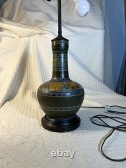 Gouda Art Pottery Lamp -art Deco, Arts & Crafts, Mission Style