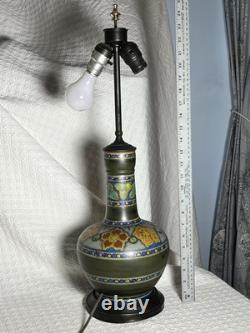 Gouda Art Pottery Lamp -art Deco, Arts & Crafts, Mission Style