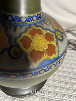Gouda Art Pottery Lamp -art Deco, Arts & Crafts, Mission Style