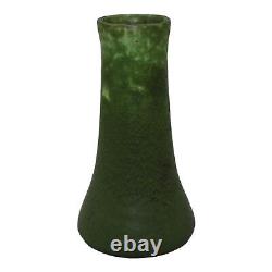 Grueby Antique Arts and Crafts Hand Made Pottery Matte Green Ceramic Vase