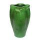 Grueby Boston Art Pottery Vase Matte Green Glaze Antique Arts & Crafts 7 3/4