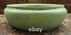 Grueby Pottery Boston Matte Green Dish Low Bowl Arts & Crafts
