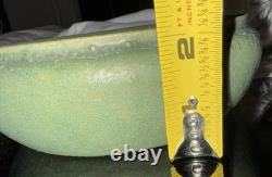 Grueby Pottery Boston Matte Green Dish Low Bowl Arts & Crafts